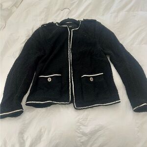 The Kooples Blazer jacket. Easy chic outfit from work to drinks.